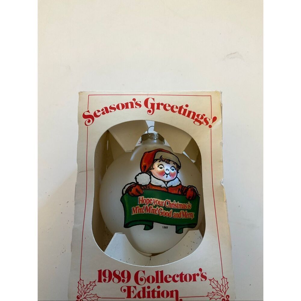 Vintage 1989 Campbell’s Soup Kids Christmas Ornament. NIB